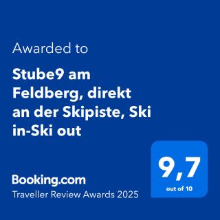 Stube9 am Feldberg, direkt an der Skipiste, Ski in-Ski out - Feldberg - 8