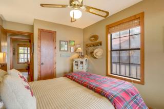Deck and Fire Pit Waterfront Cabin in Greers Ferry! - 2