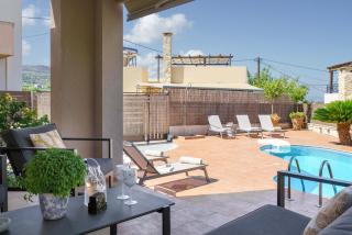 Villa Los Pacos - luxury 3-bed villa near Rethymno with spectacular sea view - 7