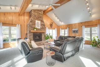 Patio and Scenic Views Modern Ohio Farmhouse - 8