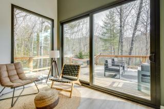 Hot Tub and Fire Pit Modern North Carolina Retreat - 3