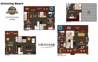 AWESOME game room, hot tub, very close to Pigeon Forge ParkwayCozy 6 bedroom! - 2