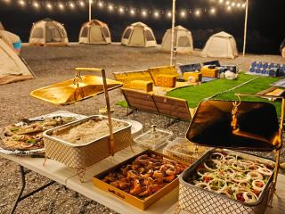 Overnight Musandam 20 tents whole Private camp for groups bathroom and kitchen -  - 7