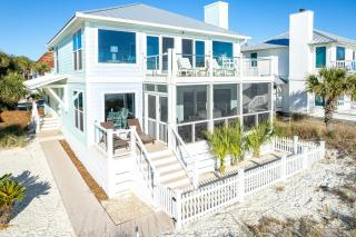 Spring Break Promo! Gulf Front Home with Private Beach Access with Bikes! - Inlet Beach - 0