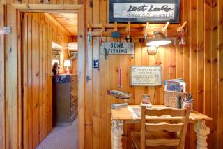 Dock and Beach Access Duplex Lake Cabin! - 3