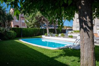 AT005 Planta baja con piscina, airco, parking, playa a 600m - Torredembarra - 0