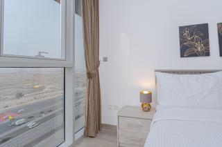 Escape24 Cozy Studio with City View in JVC - 2