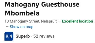 Mahogany Guesthouse Mbombela - Nelspruit - 9