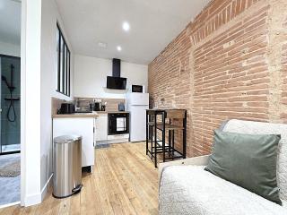 Le Briand - Studio pour 2 personnes - Climatisation - Fibre internet - 5 min à pied de la gare et du centre-ville - Places de stationnements gratuites sur toute l'avenue - Montauban - 0