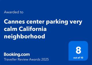 Cannes center parking very calm California neighborhood - Cannes - 6