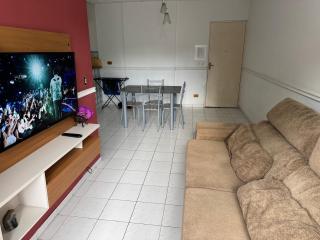 Confortável Apartamento 1 dorm com piscina e lazer - Guarujá - 5