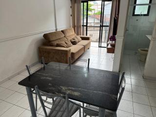 Confortável Apartamento 1 dorm com piscina e lazer - Guarujá - 4