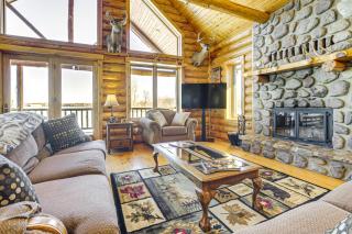 Log Home with Deck and Sunset Views 19 Mi to Oconto! - 6