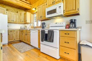 Log Home with Deck and Sunset Views 19 Mi to Oconto! - 1