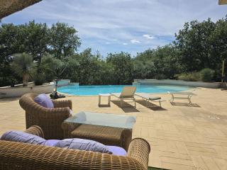 Villa T6 en Ardèche avec Piscine et Animaux Acceptés - FR-1-382-220 - Saint Alban Auriolles - 0