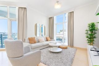 Stylish 1-Bedroom with Stunning Marina Views at Dorra Bay - 0