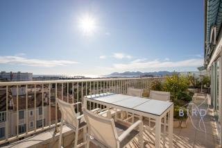 ROOF TERRACE OF 123m2 sea view double garage air conditioning - 0