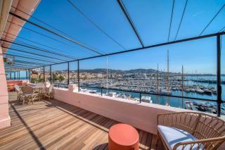 REF 1923 - Cannes Old Port - Sea view apartment for rent - 9