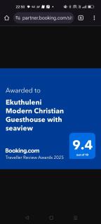 Ekuthuleni Modern Christian Guesthouse with seaview - 9