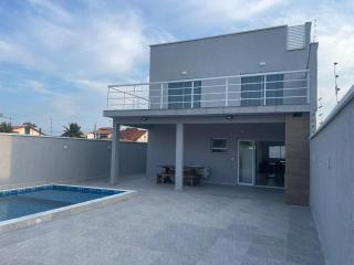 Casa Praia 4 quartos 2 suítes piscina churrasqueira garagem para 4 carros - Peruíbe - 9