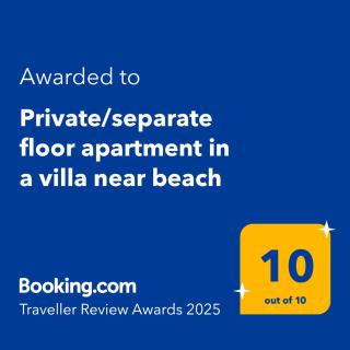 Private/separate floor apartment in a villa near beach - Benissa - 2