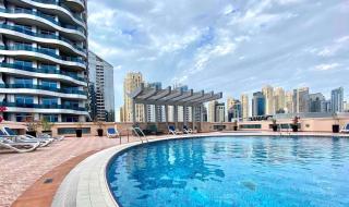 Cozy Studio Dubai Marina by beach & Metro Z1503 - 9