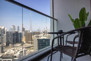 Studio in downtown with Burj Khalifa and city view - 5