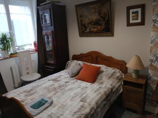 Chambre "Ombre d'acajou" à l'étage bien équipée chez Fred - Gorron - 0