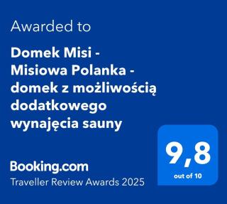 Domek Misi - Misiowa Polanka - domek z możliwością dodatkowego wynajęcia sauny - 9