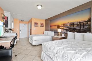 Oceanfront Inn Room #24- Ocean View Balcony 2 Full Beds - 0