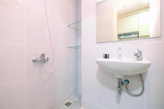 Pleasant and Tidy Studio Tokyo Riverside PIK 2 Apartment By Travelio - Rawalembang - 7