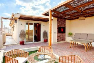 The 1BDR Rustic Rooftop w Wow Outdoor Terrace - Cairo - 0