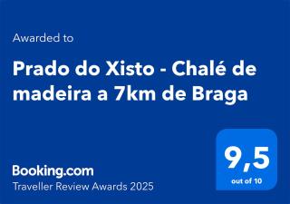 Prado do Xisto - Chalé de madeira a 7km de Braga - Braga - 7