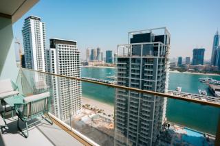 Grand Bleu Tower with Palm View & Private Beach - 8