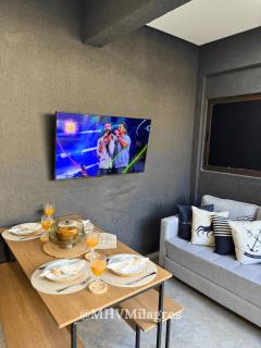 MHV Milagres - Studio Guadalupe 05, quarto e sala privativo a poucos metros da Praia do Marceneiro - Passo de Camarajibe - 4