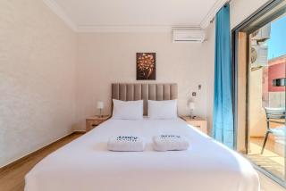 Modern Apartment Près M-Avenue with Balcony, Pool & Parking - Marrakesh - 8