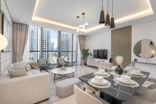 StayShort - 3 Bedroom Apartment in Sterling West with Full Burj Khalifa Views - 9