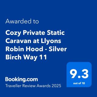 Cozy Private Static Caravan at Llyons Robin Hood - Silver Birch Way 11 - Rhyl - 3