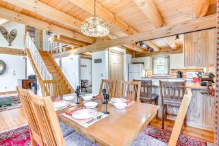 Lakefront Corinth Log Home Private Dock, Fire Pit - Lake Luzerne - 4