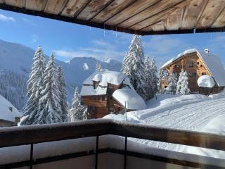 Avoriaz : Appartement cosy 4 pers, cheminée, balcon, proche pistes - FR-1-633-82 - 1