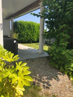 Bel Air Studios-Terrasse couverte-Jardinet-Vue Pont de Normandie-Parking privé - Honfleur - 5