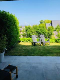Bel Air Studios-Terrasse couverte-Jardinet-Vue Pont de Normandie-Parking privé - Honfleur - 6