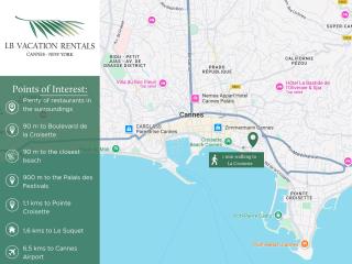 LB Vacation Rentals I A short Stroll to Palais, Beach, Terrace & Seaview - Cannes - 2