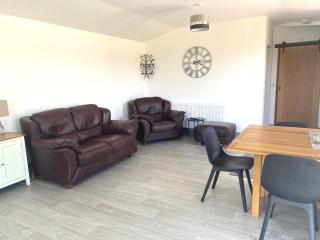 HORSESHOE LUXURY ACCESSIBLE LODGE Sleeps 4 at Fairview Farm in Ravenshead Nottingham near Sherwood Forest ,Dog Friendly Farm Stay - 5