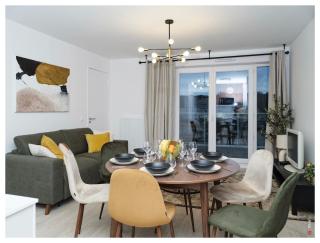 Chic appart 3 pièces avec Parking et Terrasse à 35min de Paris - 5
