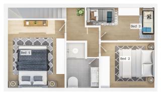 Links to M62 - 3 bedroom property - Golcar - 1
