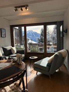 Ovronnaz - Studio with beautiful view and parking - Ovronnaz - 0