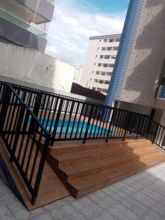 Apto com piscina 100 mts da praia - Praia Grande - 3