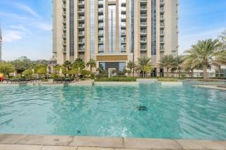 luxury apartment at Al Habtoor city - 9