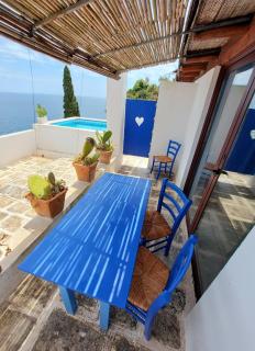Blaue Suite mit Meerblick und großer Terrasse - Otranto - 6